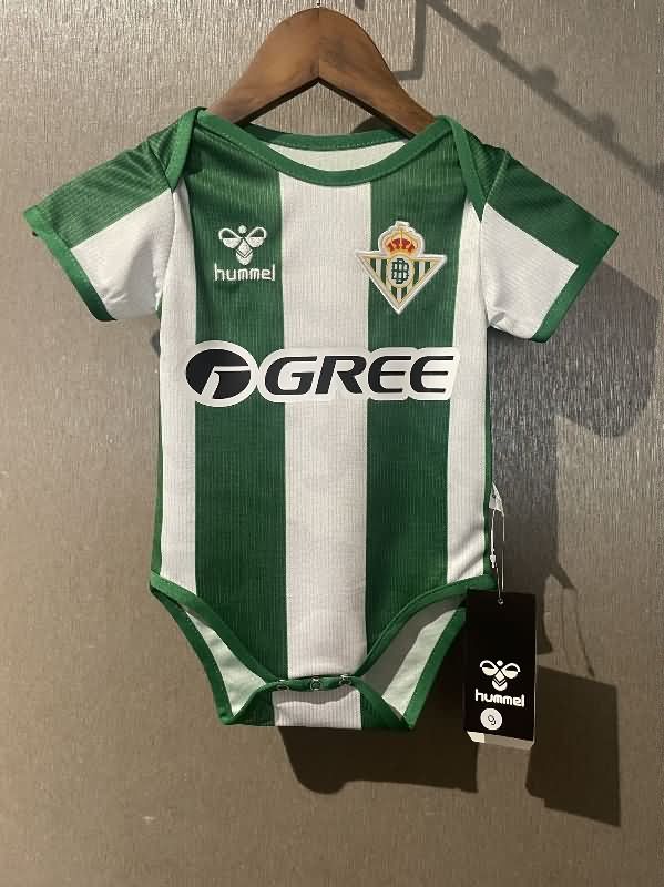 AAA(Thailand) Real Betis 25/26 Home Baby Soccer Jerseys