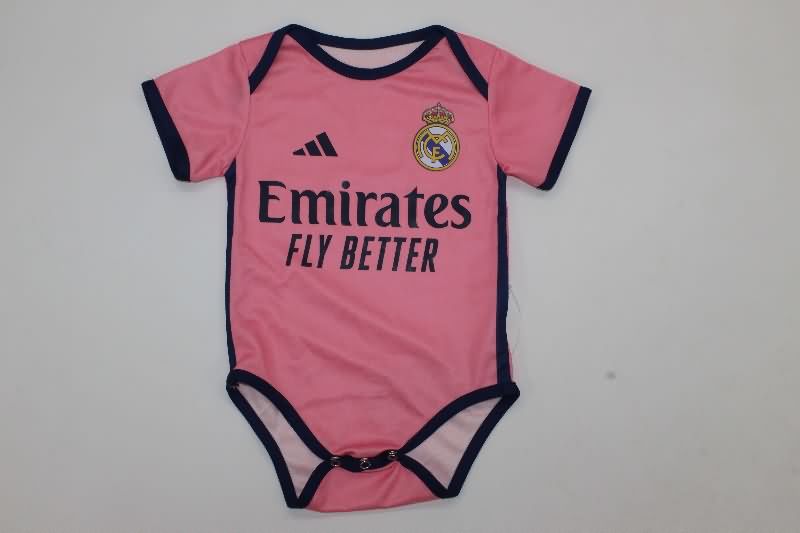 AAA(Thailand) Real Madrid 25/26 Pink Baby Soccer Jerseys