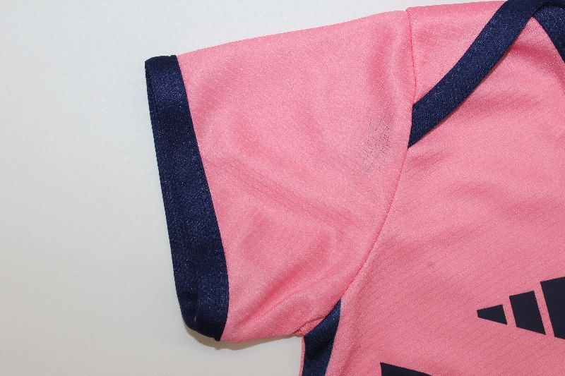 AAA(Thailand) Real Madrid 25/26 Pink Baby Soccer Jerseys