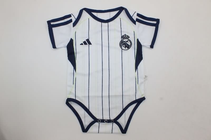 AAA(Thailand) Real Madrid 25/26 Travel Baby Soccer Jerseys