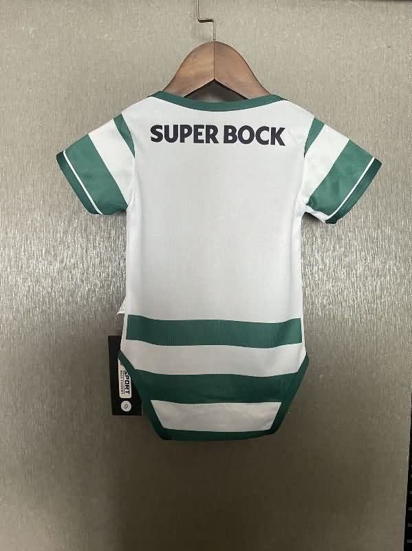 AAA(Thailand) Sporting Lisbon 25/26 Home Baby Soccer Jerseys