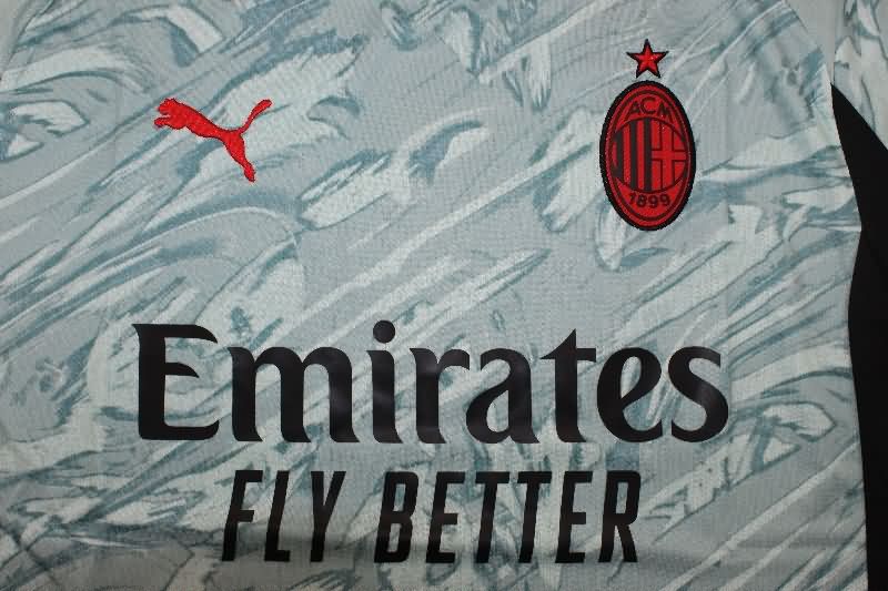 AAA(Thailand) AC Milan 25/26 Goalkeeper Grey Soccer Jersey