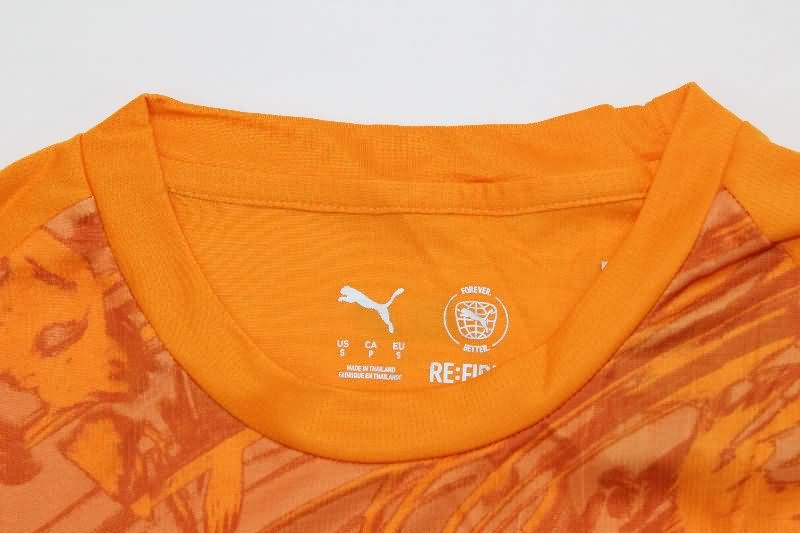 AAA(Thailand) AC Milan 25/26 Goalkeeper Orange Soccer Jersey