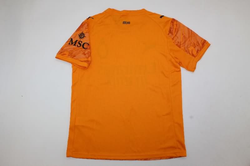 AAA(Thailand) AC Milan 25/26 Goalkeeper Orange Soccer Jersey