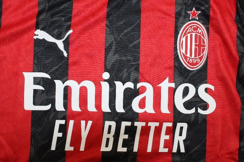 AAA(Thailand) AC Milan 25/26 Home Soccer Jersey