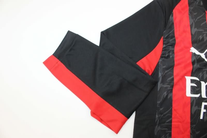 AAA(Thailand) AC Milan 25/26 Home Long Sleeve Soccer Jersey