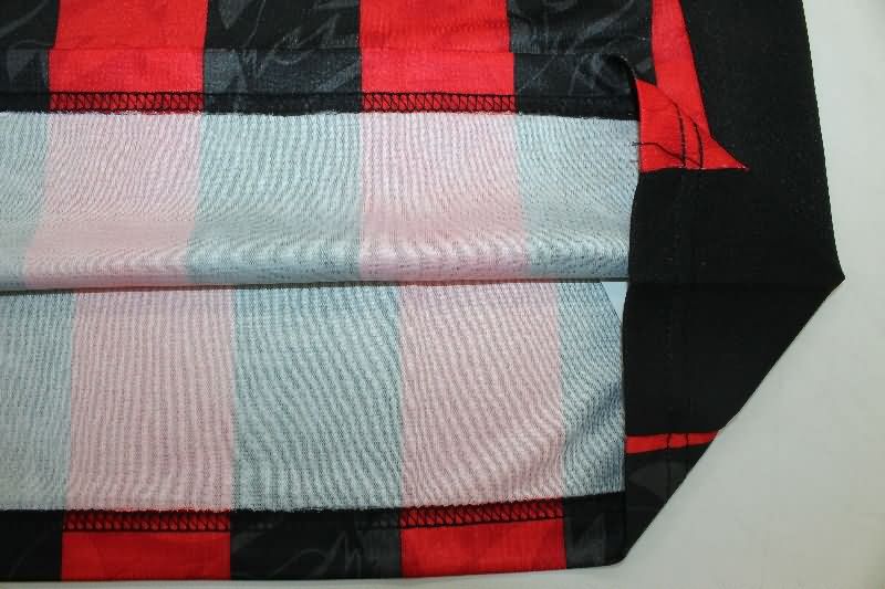 AAA(Thailand) AC Milan 25/26 Home Long Sleeve Soccer Jersey