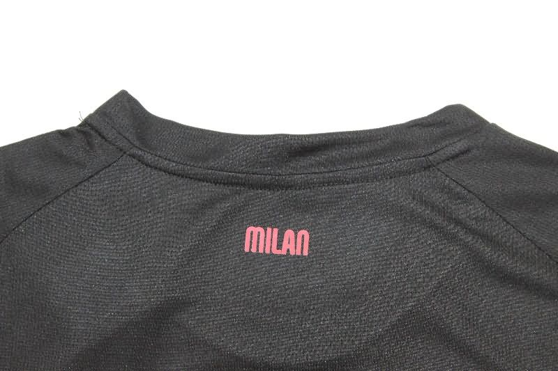 AAA(Thailand) AC Milan 25/26 Home Long Sleeve Soccer Jersey