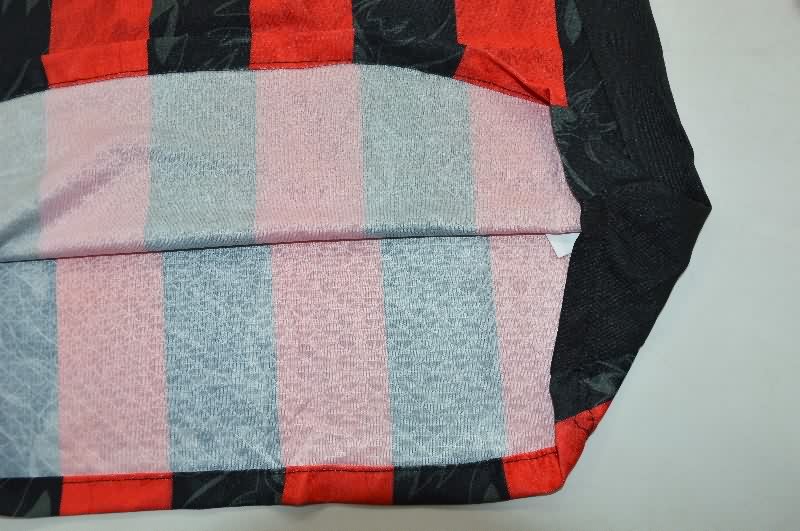 AAA(Thailand) AC Milan 25/26 Home Long Sleeve Soccer Jersey (Player)