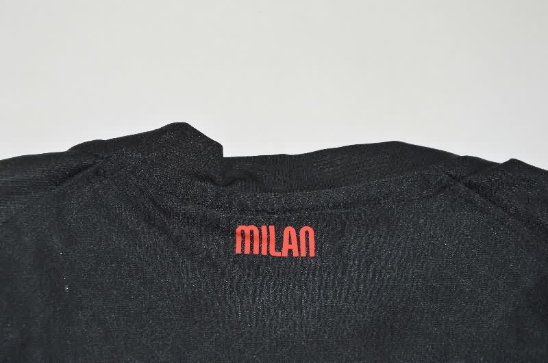 AAA(Thailand) AC Milan 25/26 Home Long Sleeve Soccer Jersey (Player)