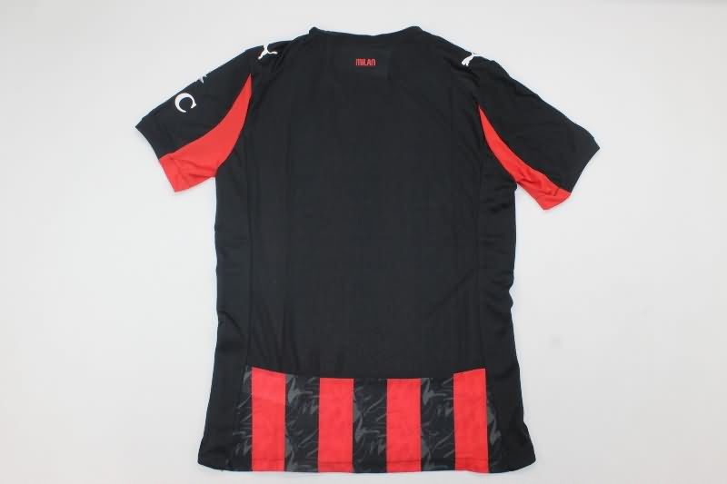 AAA(Thailand) AC Milan 25/26 Home Soccer Jersey (Player)