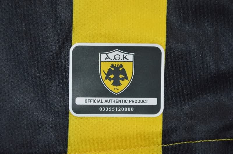 AAA(Thailand) AEK Athens 25/26 Home Soccer Jersey