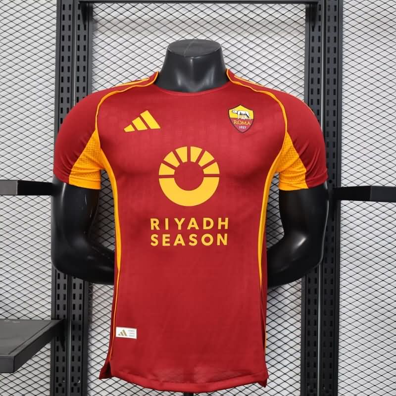 AAA(Thailand) AS Roma 25/26 Home Soccer Jersey (Player)