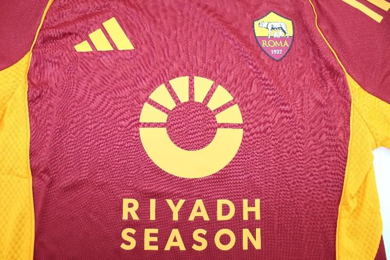 AAA(Thailand) AS Roma 25/26 Home Soccer Jersey (Player)