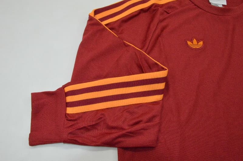 AAA(Thailand) AS Roma 25/26 Red Long Sleeve Soccer Jersey