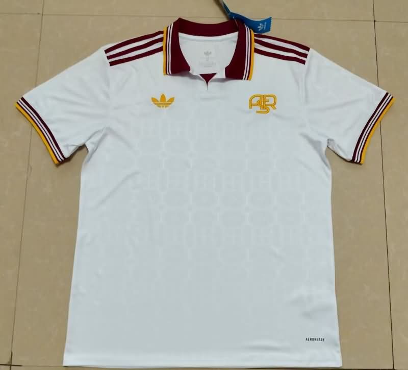 AAA(Thailand) AS Roma 25/26 White Soccer Jersey
