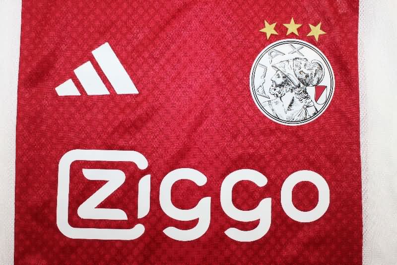 AAA(Thailand) Ajax 25/26 Home Soccer Jersey (Player)