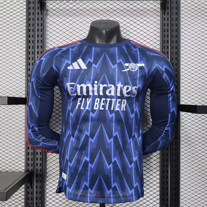 AAA(Thailand) Arsenal 25/26 Away Long Sleeve Soccer Jersey