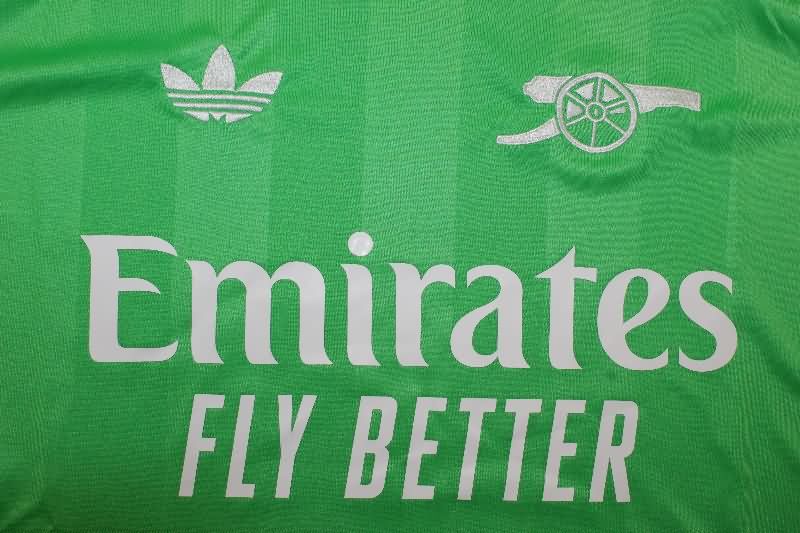 AAA(Thailand) Arsenal 25/26 Goalkeeper Green Soccer Jersey