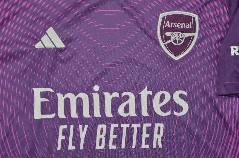 AAA(Thailand) Arsenal 25/26 Goalkeeper Purple Soccer Jersey