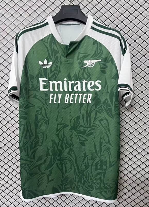 AAA(Thailand) Arsenal 25/26 Green Soccer Jersey AAA(Thailand) Arsenal 25/26 Green Soccer Jersey