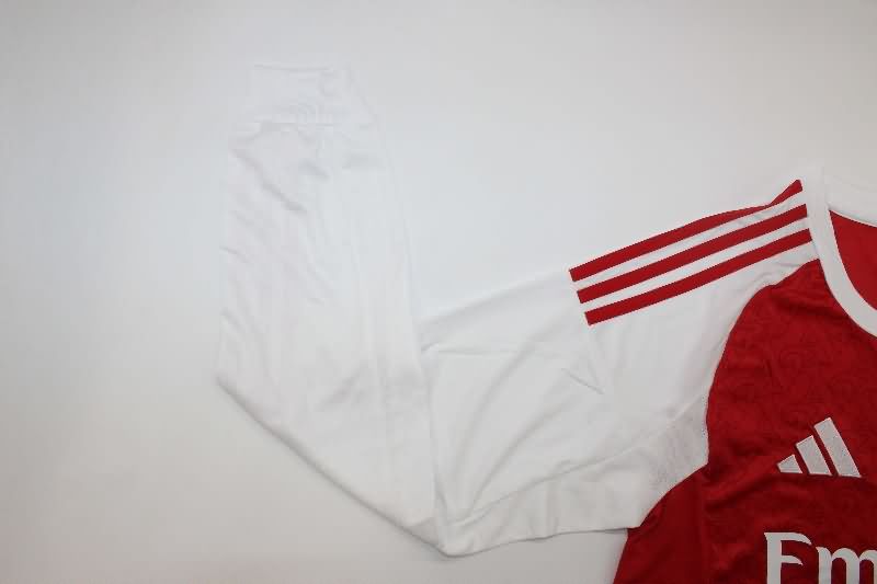 AAA(Thailand) Arsenal 25/26 Home Long Sleeve Soccer Jersey