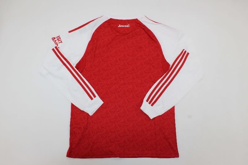 AAA(Thailand) Arsenal 25/26 Home Long Sleeve Soccer Jersey