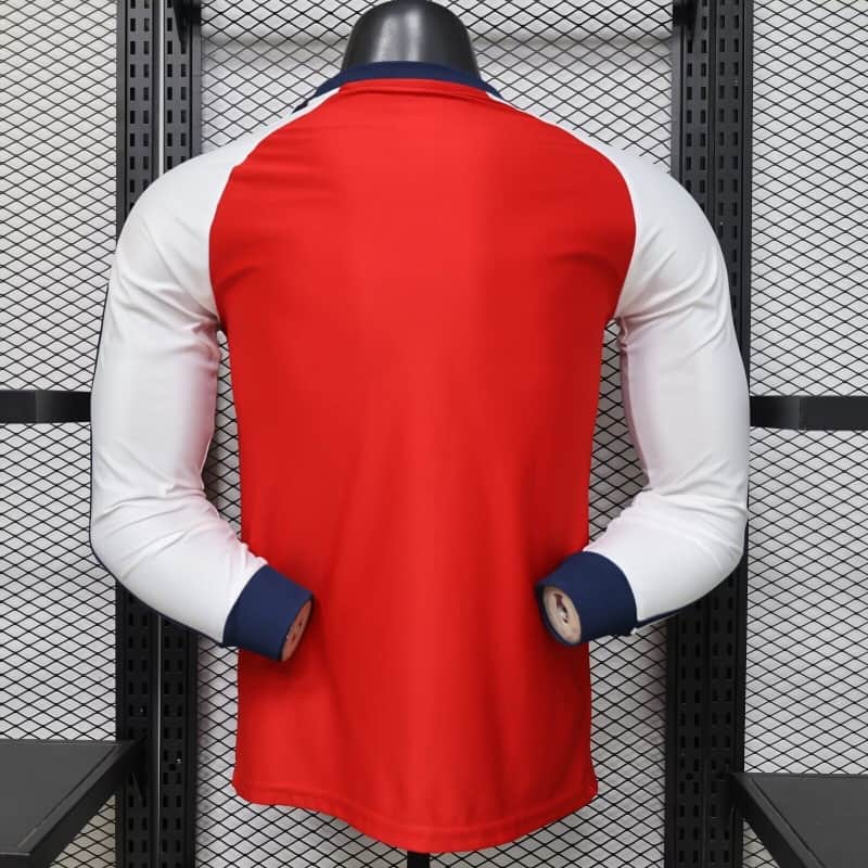 AAA(Thailand) Arsenal 25/26 Red Long Sleeve Soccer Jersey
