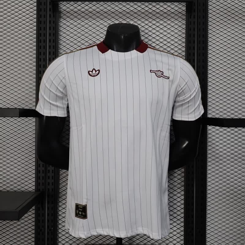 AAA(Thailand) Arsenal 25/26 White Soccer Jersey(Player)