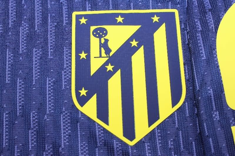 AAA(Thailand) Atletico Madrid 25/26 Away Long Sleeve Soccer Jersey (Player)