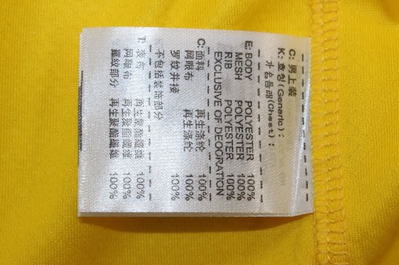 AAA(Thailand) Atletico Madrid 25/26 Goalkeeper Yellow Soccer Jersey