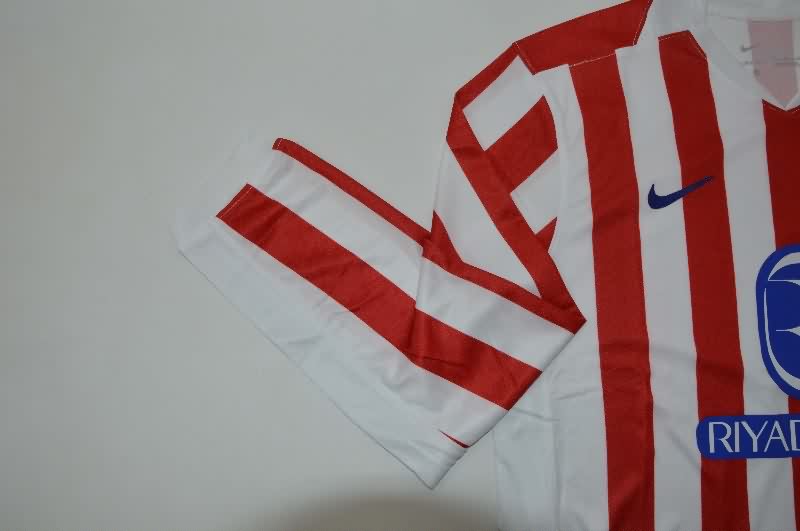 AAA(Thailand) Atletico Madrid 25/26 Home Long Sleeve Soccer Jersey