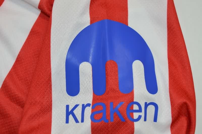 AAA(Thailand) Atletico Madrid 25/26 Home Long Sleeve Soccer Jersey