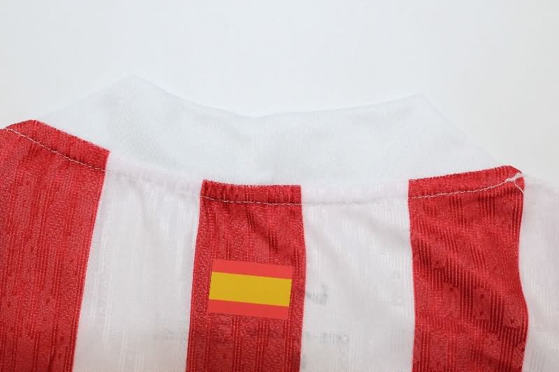 AAA(Thailand) Atletico Madrid 25/26 Home Long Sleeve Soccer Jersey (Player)