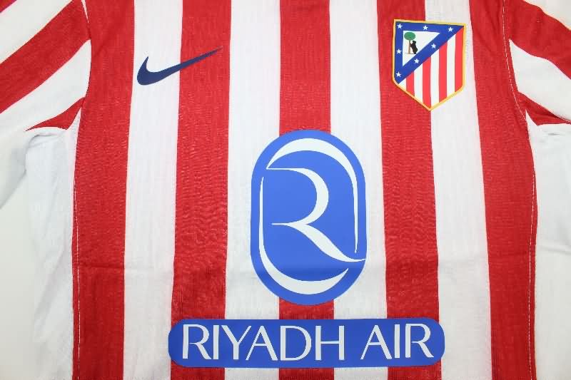 AAA(Thailand) Atletico Madrid 25/26 Home Soccer Jersey (Player)