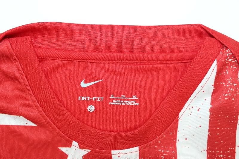 AAA(Thailand) Atletico Madrid 25/26 Training Long Sleeve Soccer Jersey