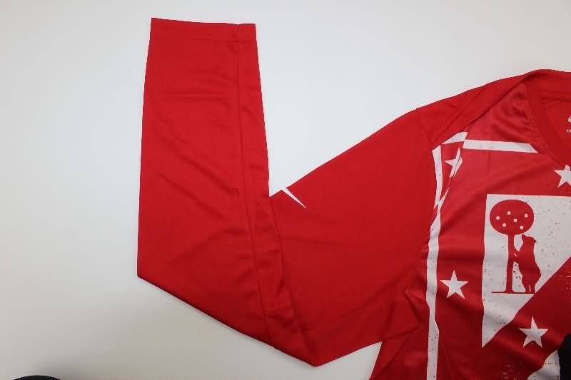 AAA(Thailand) Atletico Madrid 25/26 Training Long Sleeve Soccer Jersey