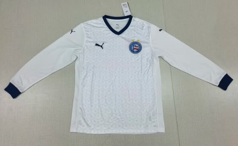 AAA(Thailand) Bahia 2025 Home Long Sleeve Soccer Jersey