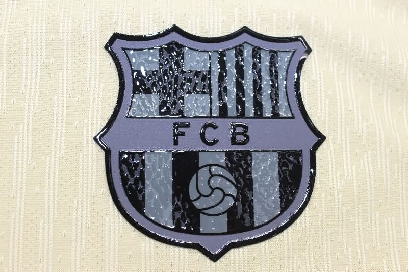 AAA(Thailand) Barcelona 25/26 Away Long Sleeve Soccer Jersey (Player)