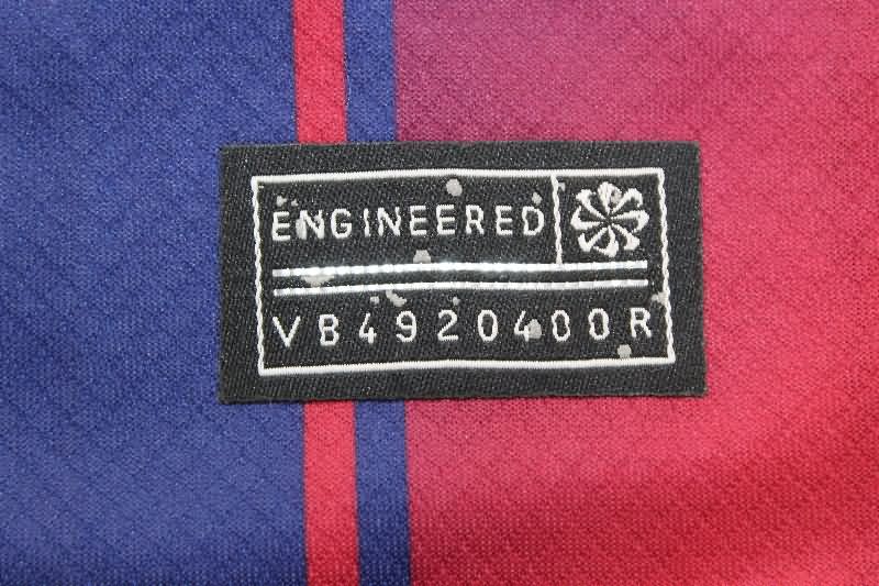 AAA(Thailand) Barcelona 25/26 Home Long Sleeve Soccer Jersey