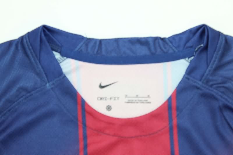 AAA(Thailand) Barcelona 25/26 Home Long Sleeve Soccer Jersey Leaked