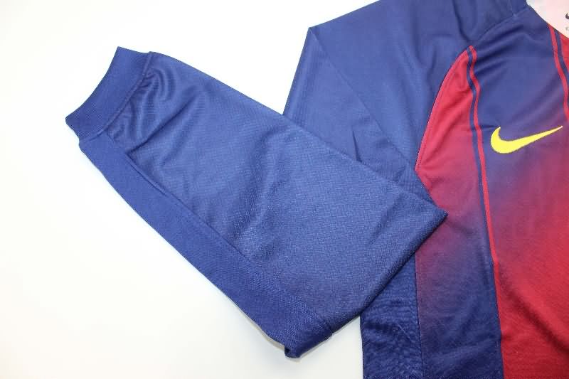 AAA(Thailand) Barcelona 25/26 Home Long Sleeve Soccer Jersey Leaked
