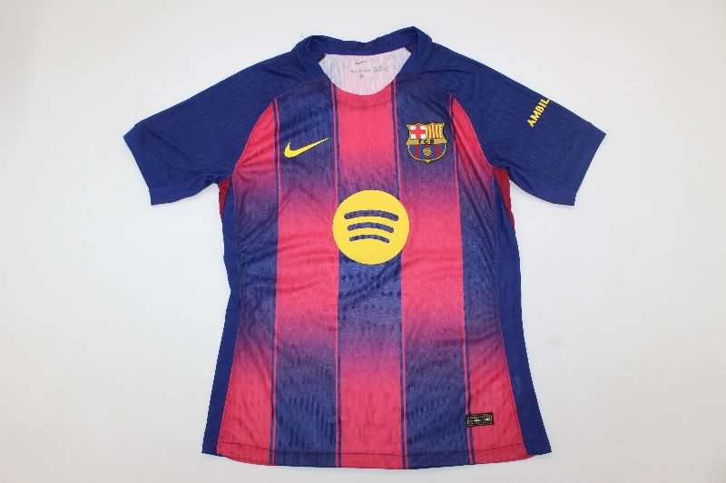 AAA(Thailand) Barcelona 25/26 Home Soccer Jersey (Player)