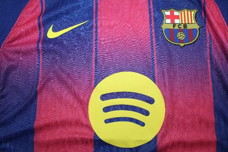 AAA(Thailand) Barcelona 25/26 Home Soccer Jersey (Player)
