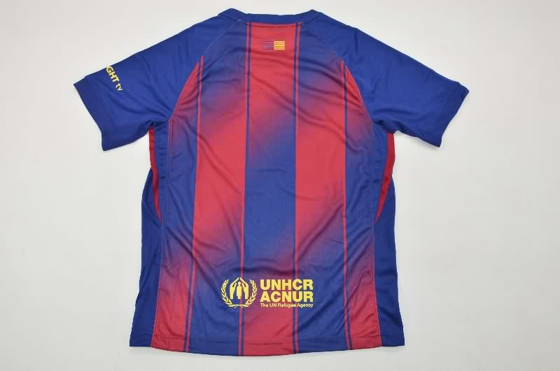 AAA(Thailand) Barcelona 25/26 Home Soccer Jersey Sponsor 02