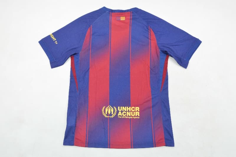 AAA(Thailand) Barcelona 25/26 Home Soccer Jersey Sponsor 04