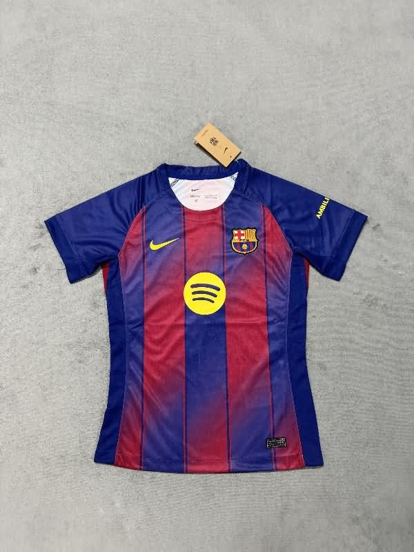 AAA(Thailand) Barcelona 25/26 Home Women Soccer Jersey Leaked
