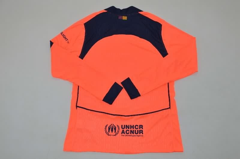 AAA(Thailand) Barcelona 25/26 Third Long Sleeve Soccer Jersey (Player)