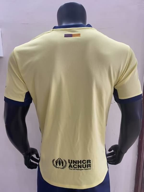 AAA(Thailand) Barcelona 25/26 Yellow Soccer Jersey