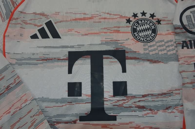 AAA(Thailand) Bayern Munich 25/26 Away Long Sleeve Soccer Jersey (Player)